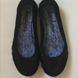 Skechers black ballet flats
